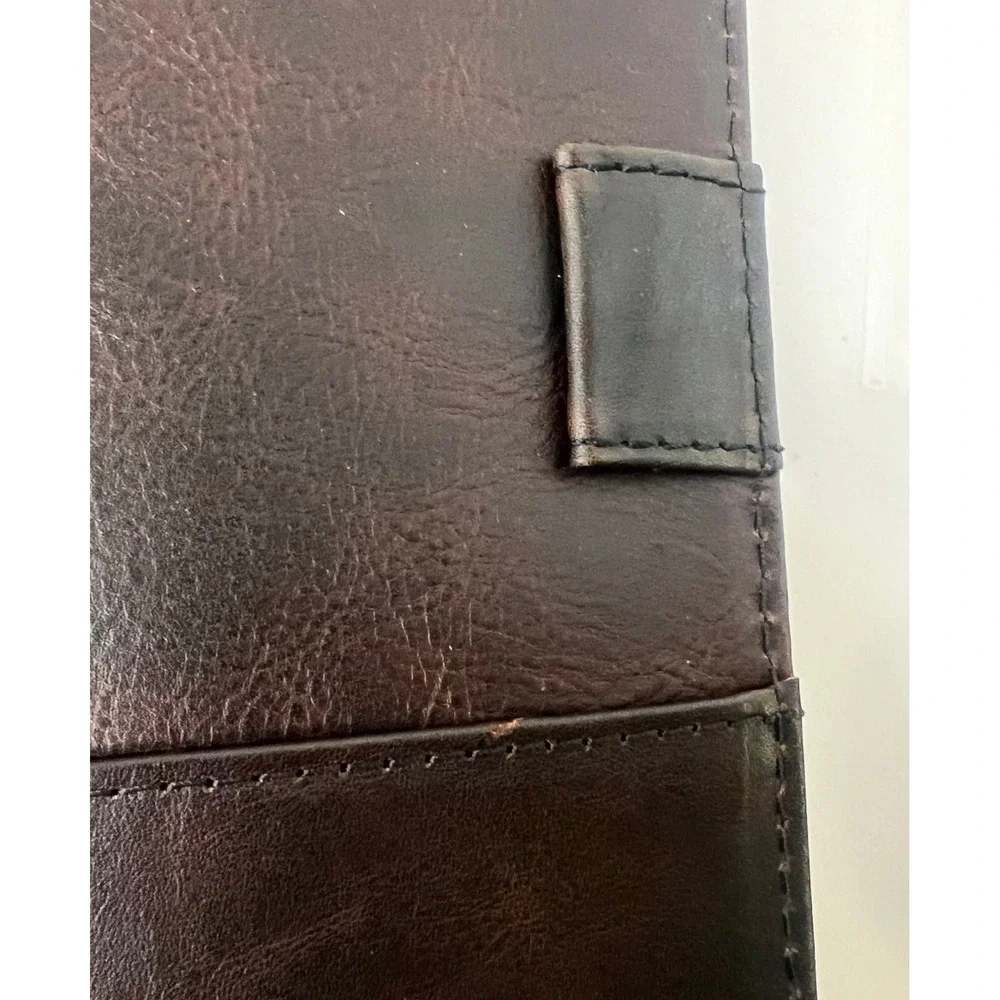 Franklin Covey Ellis Leather Open Cover‎ 82731 Marbled Brown 8.5 x 11